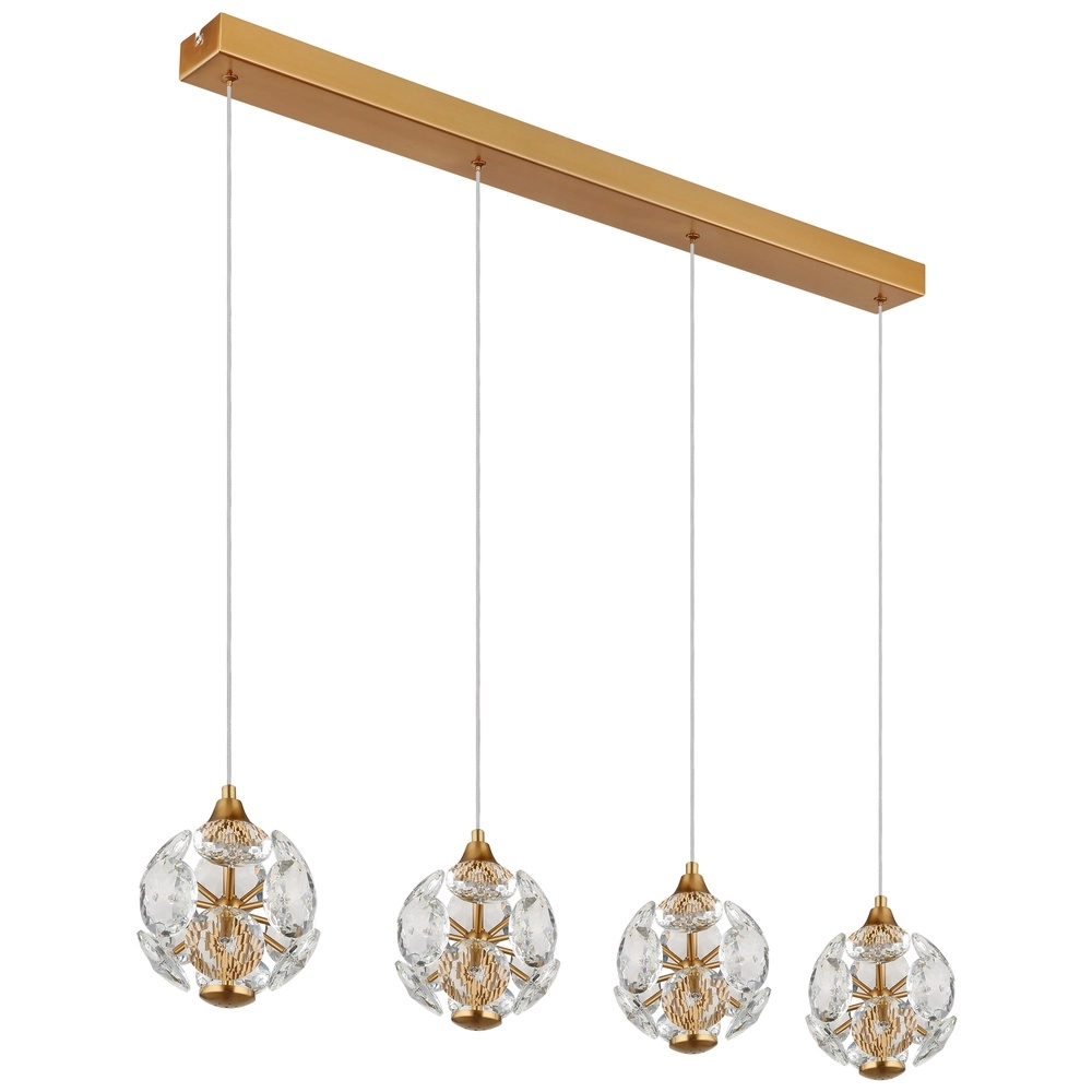 Lampe suspendue à 4 lumières Virina Or Globo 9007371452620