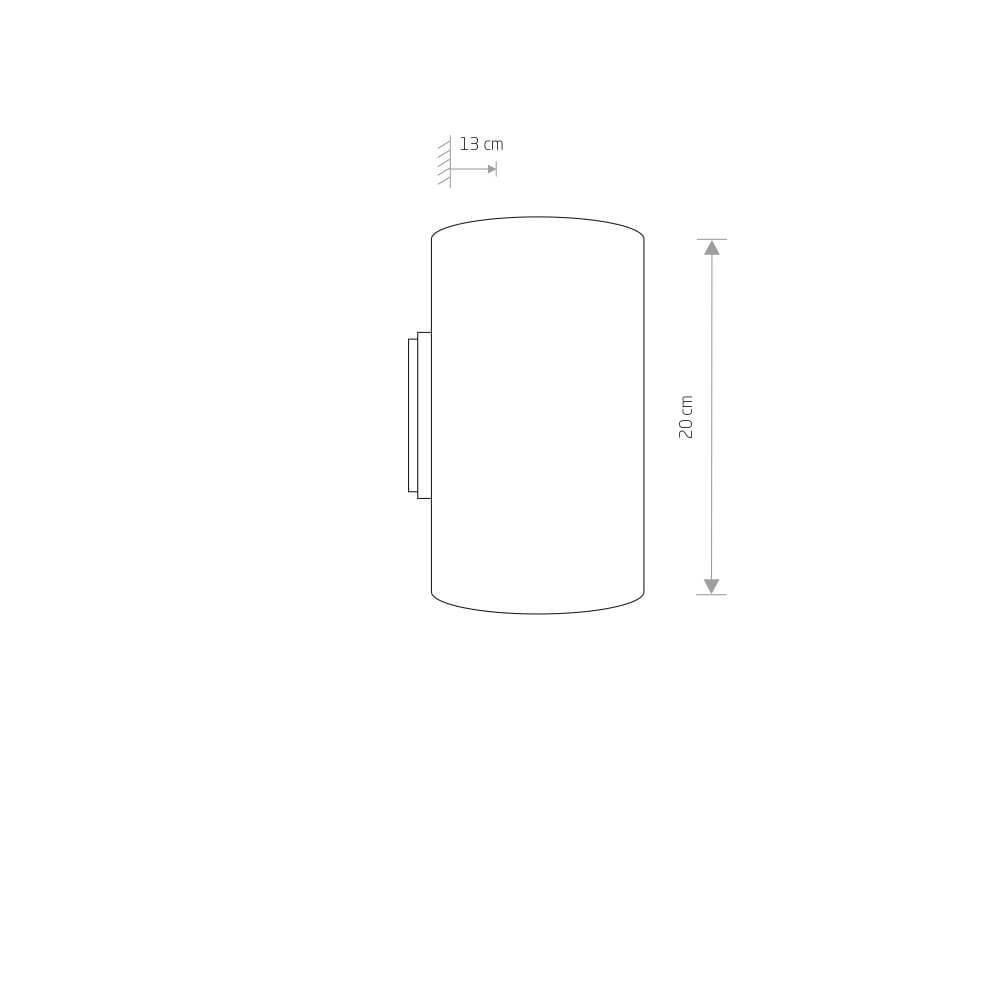Luminaire haut et bas XL Tube Lyora 5903139931793