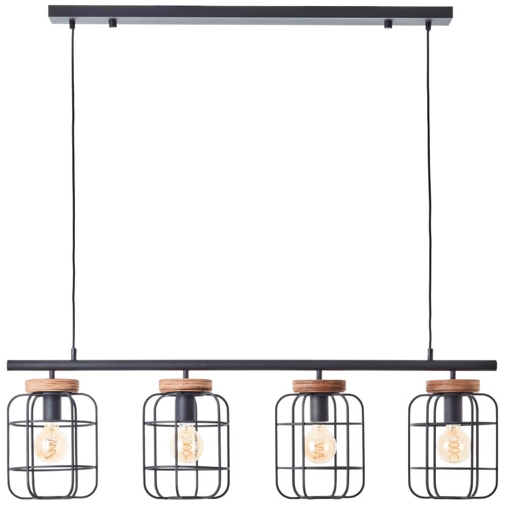 Lampe suspendue pour salle à manger Gwen 4 lumières Brilliant 4004353411687