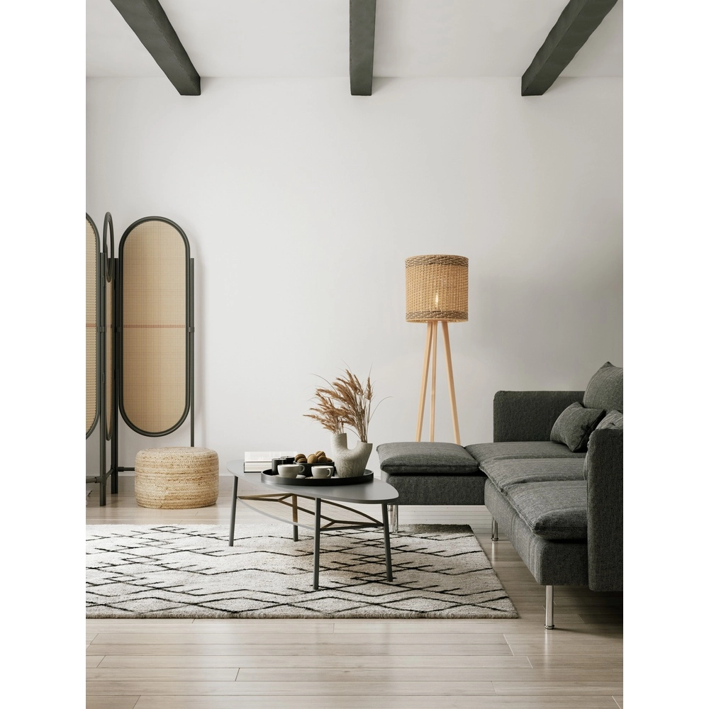 Lampadaire Plette Rotin Lyora 5212017453006