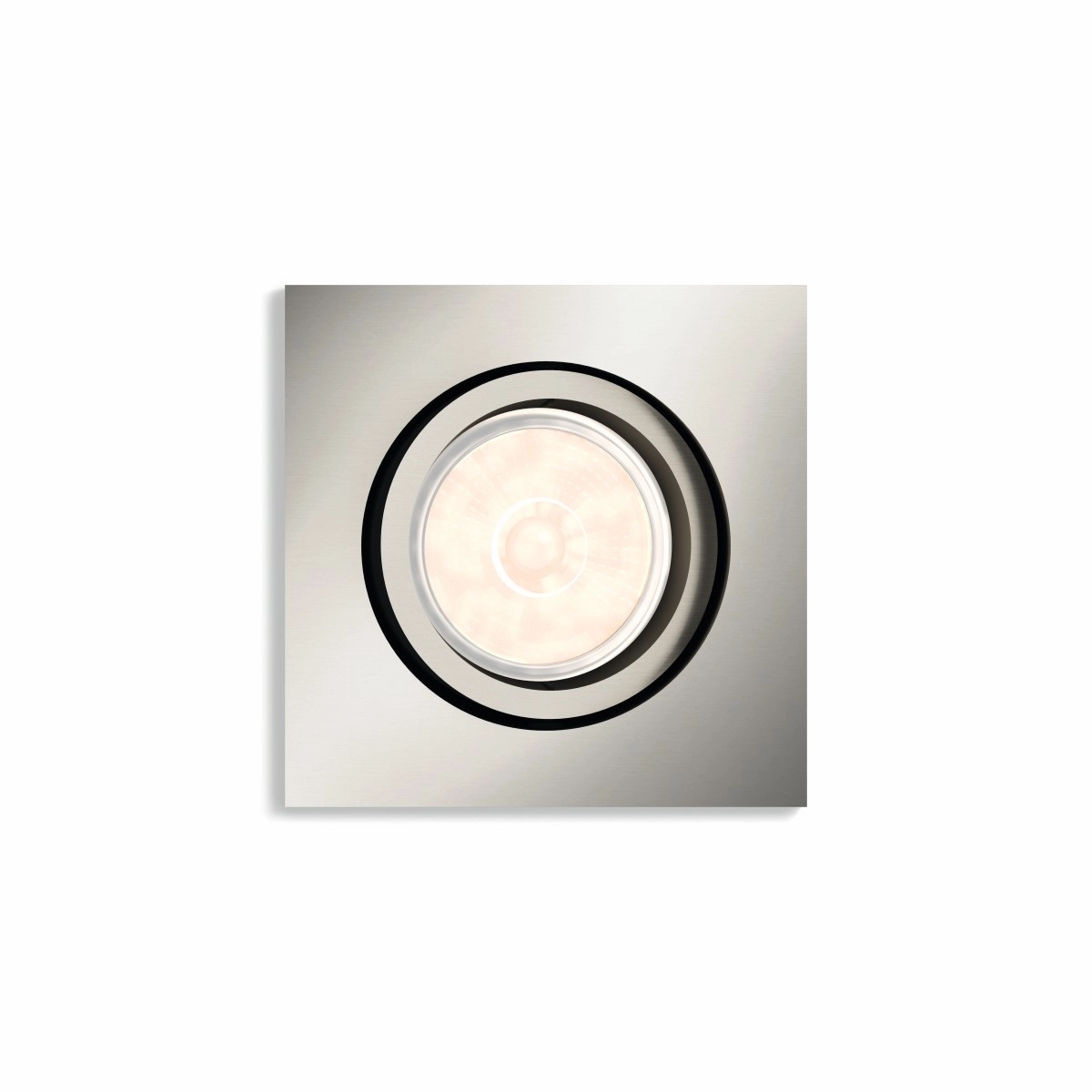 Spot encastrable Donegal GU10 Carré de 9 cm chromé mat
