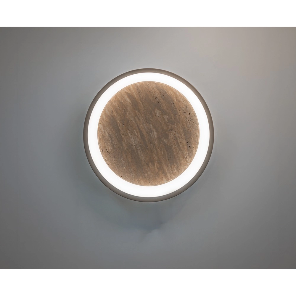 Lampe de plafond moderne Meliciano brun sable Ø 36cm Eglo 9008606407101
