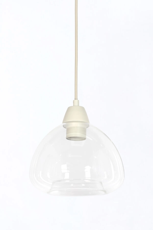Suspension 3 lumières Bisho motif crème Ø 30cm Light & Living 8717807743307