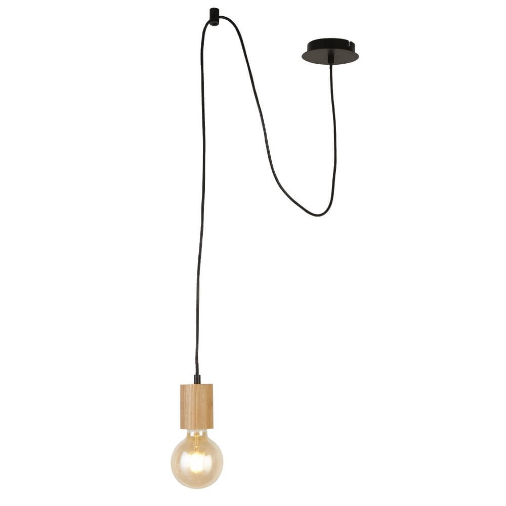 Lampe suspendue en bois Spinny Lampe suspendue en bois Spinny