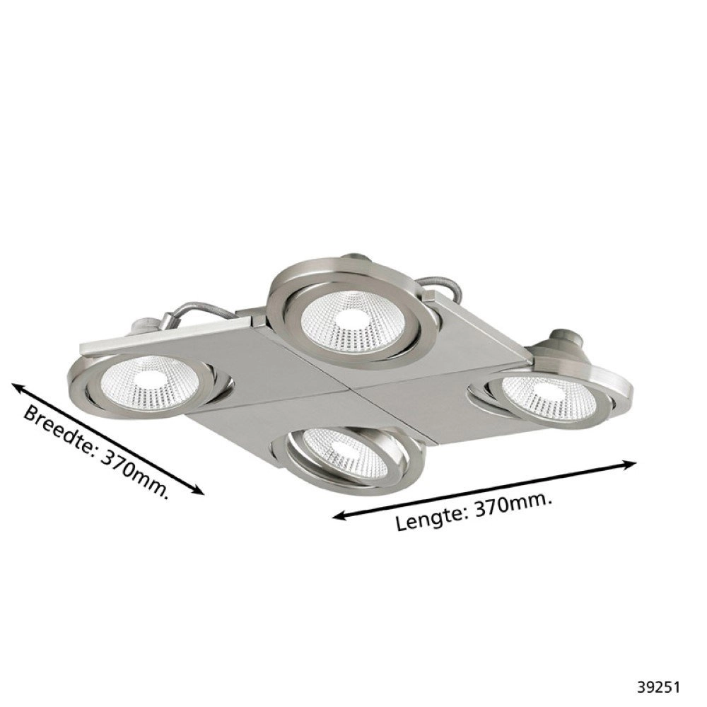 spotlight Brea 4-light gray Stars of Light 9002759392512