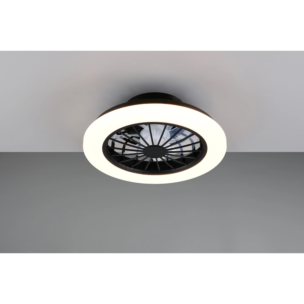 Ventilateur de plafond Rotsund noir Ø 38cm