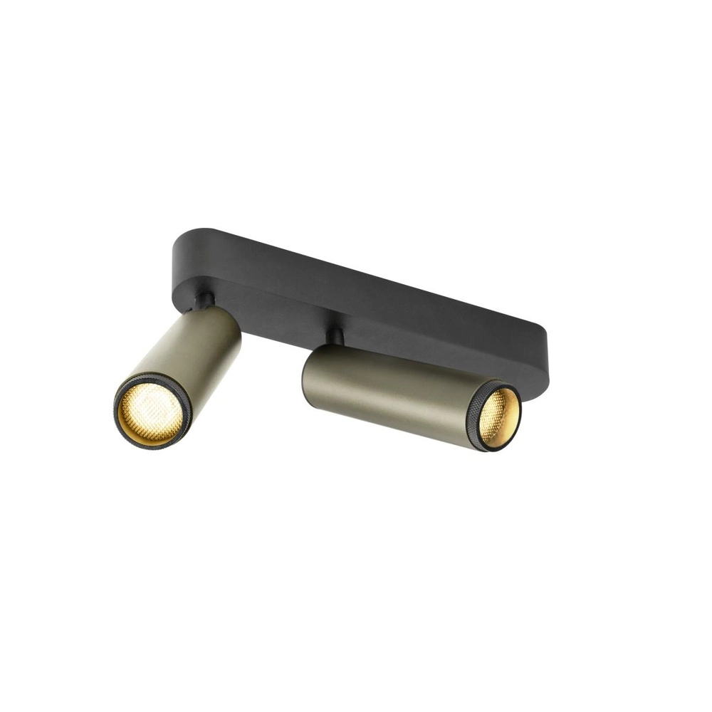 Spot monté en surface Grip! M Bronze 2 lumières 3000K