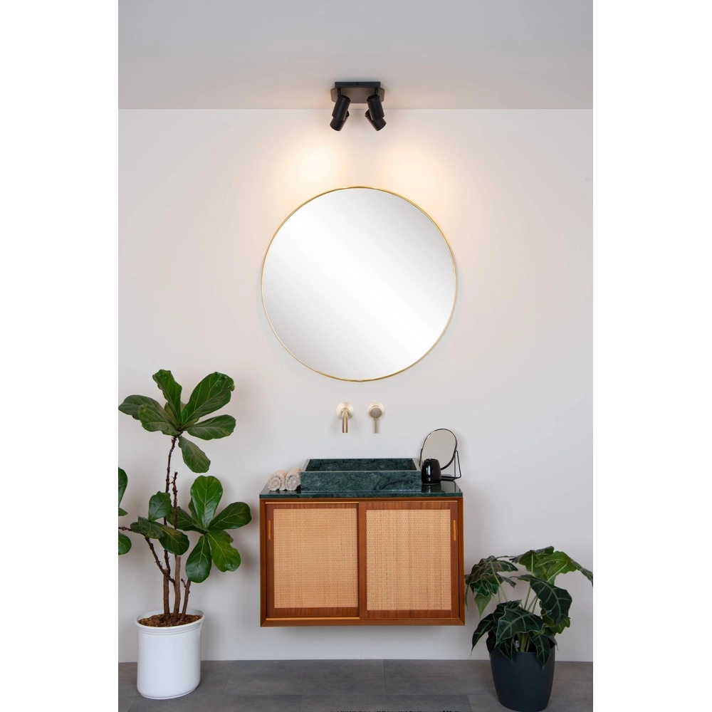 Projecteur de plafond Lennert Noir à 4 lumières Lucide 5411212262707