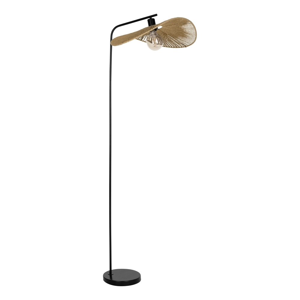 Lampe de pied en rotin Siruela