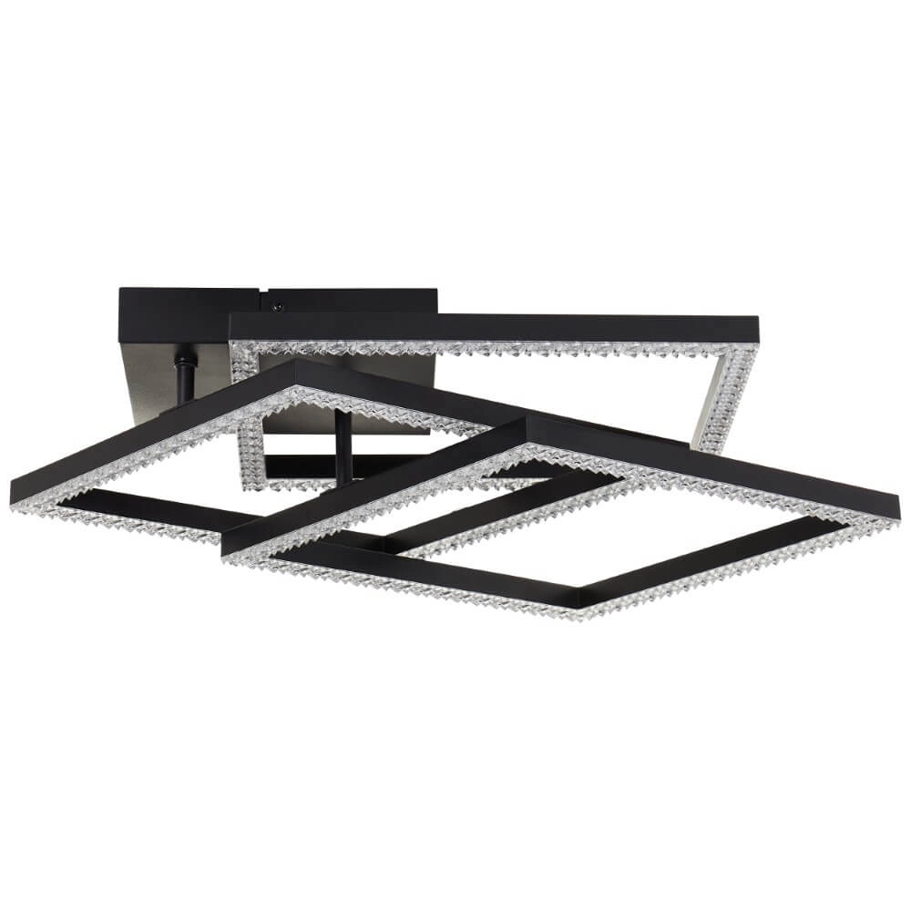 Plafonnier noir Ranni 2500lm Brilliant 4004353442148