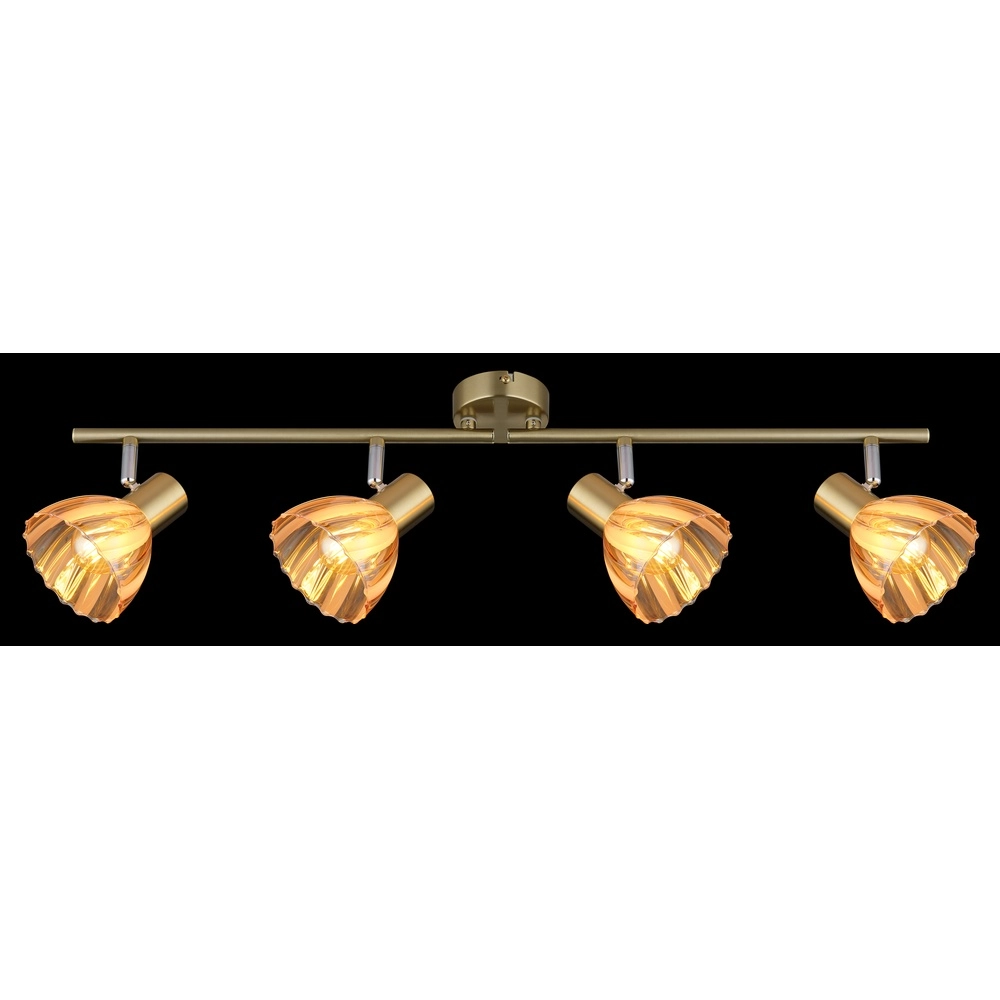 Lampe de plafond à 4 lumières Zachery Or Globo 9007371531509