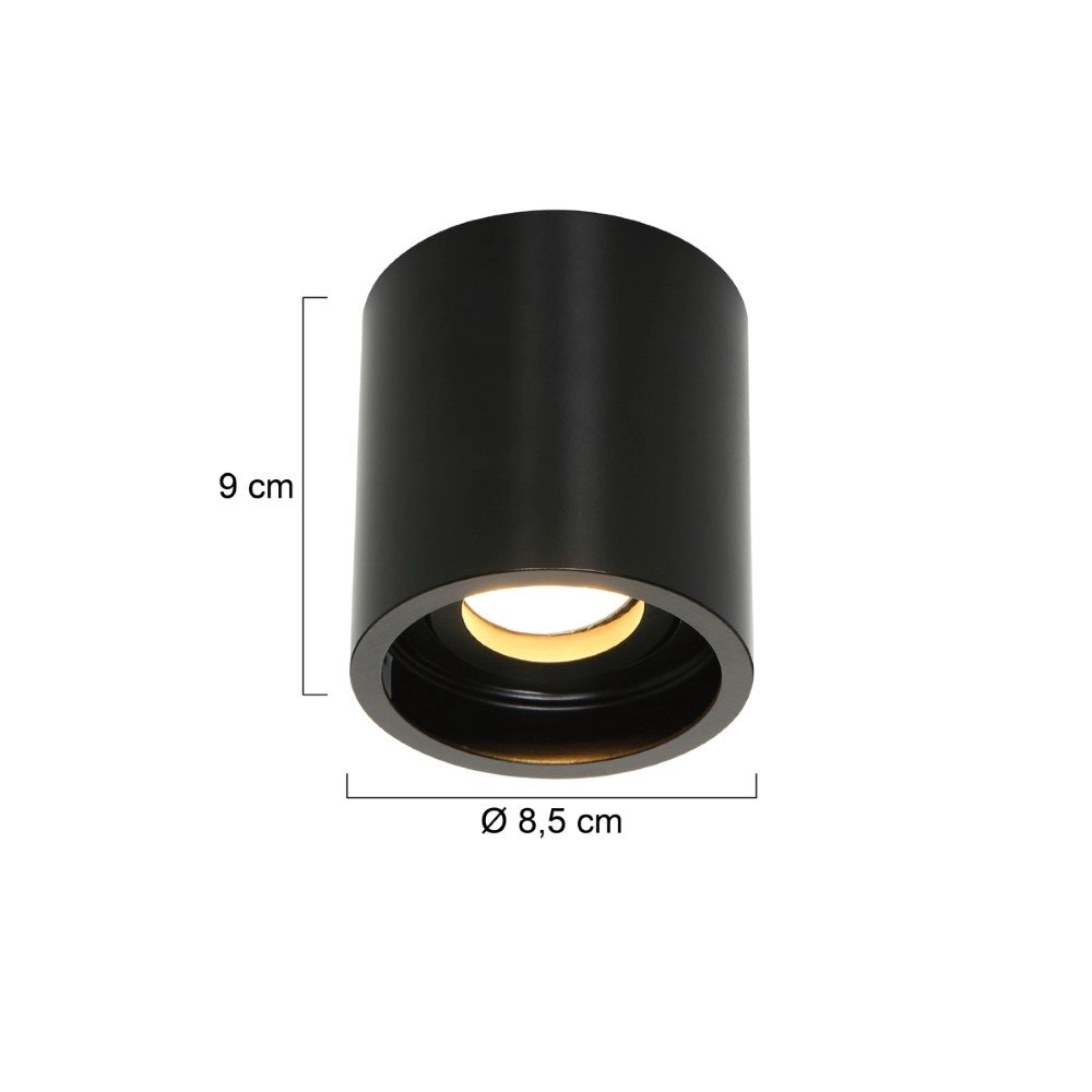 Spot Pélite noir Steinhauer 8712746125719