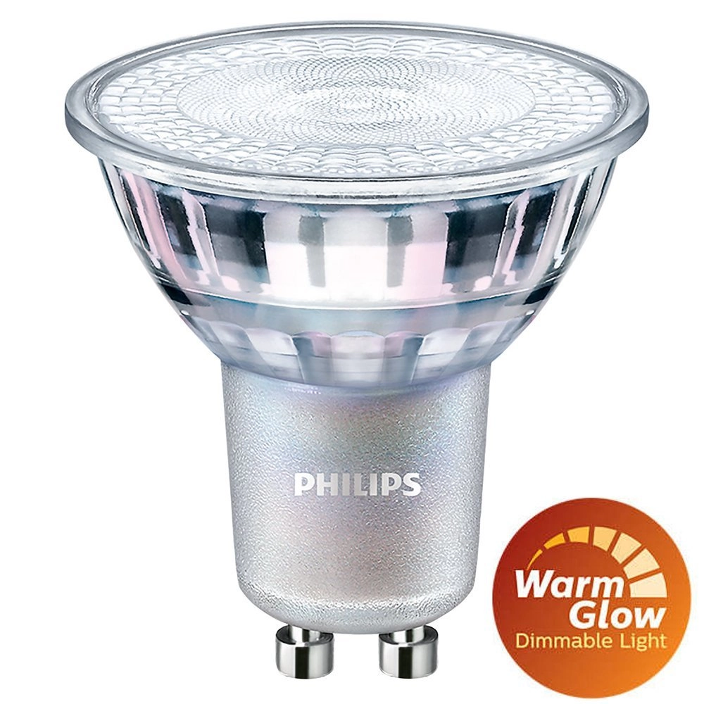 Lampe LED Warm glow GU10 3,8 watt Led Dimmable Philips