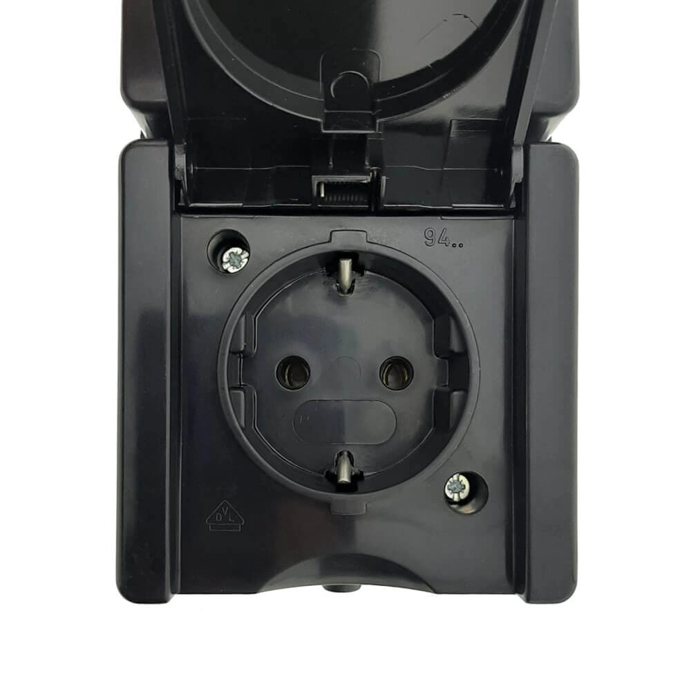 Prise et interrupteur ProAQA noir Lyora 4008224658942