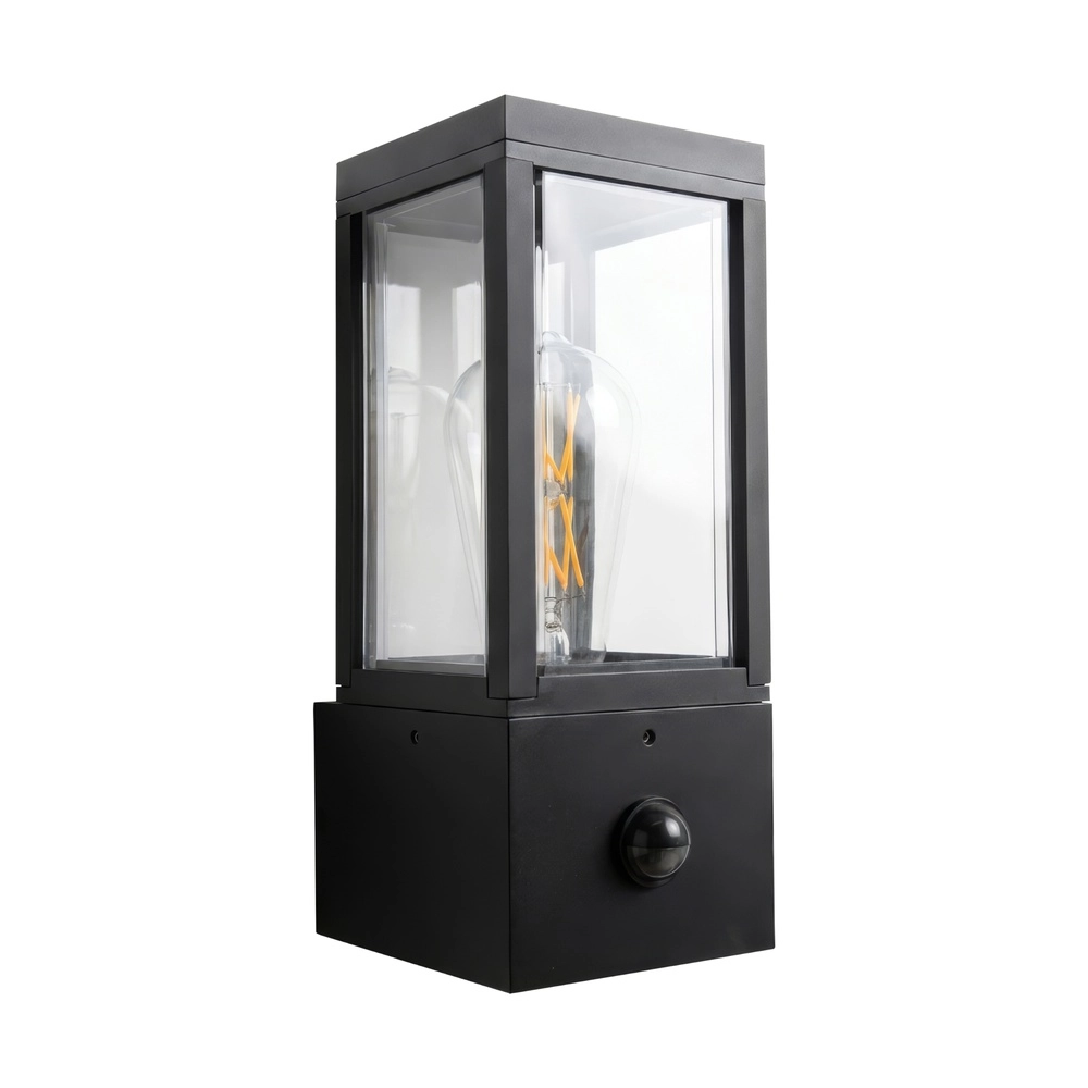 Lampe murale de conception Dubai Noir avec capteur Searchlight 5,05342E+12