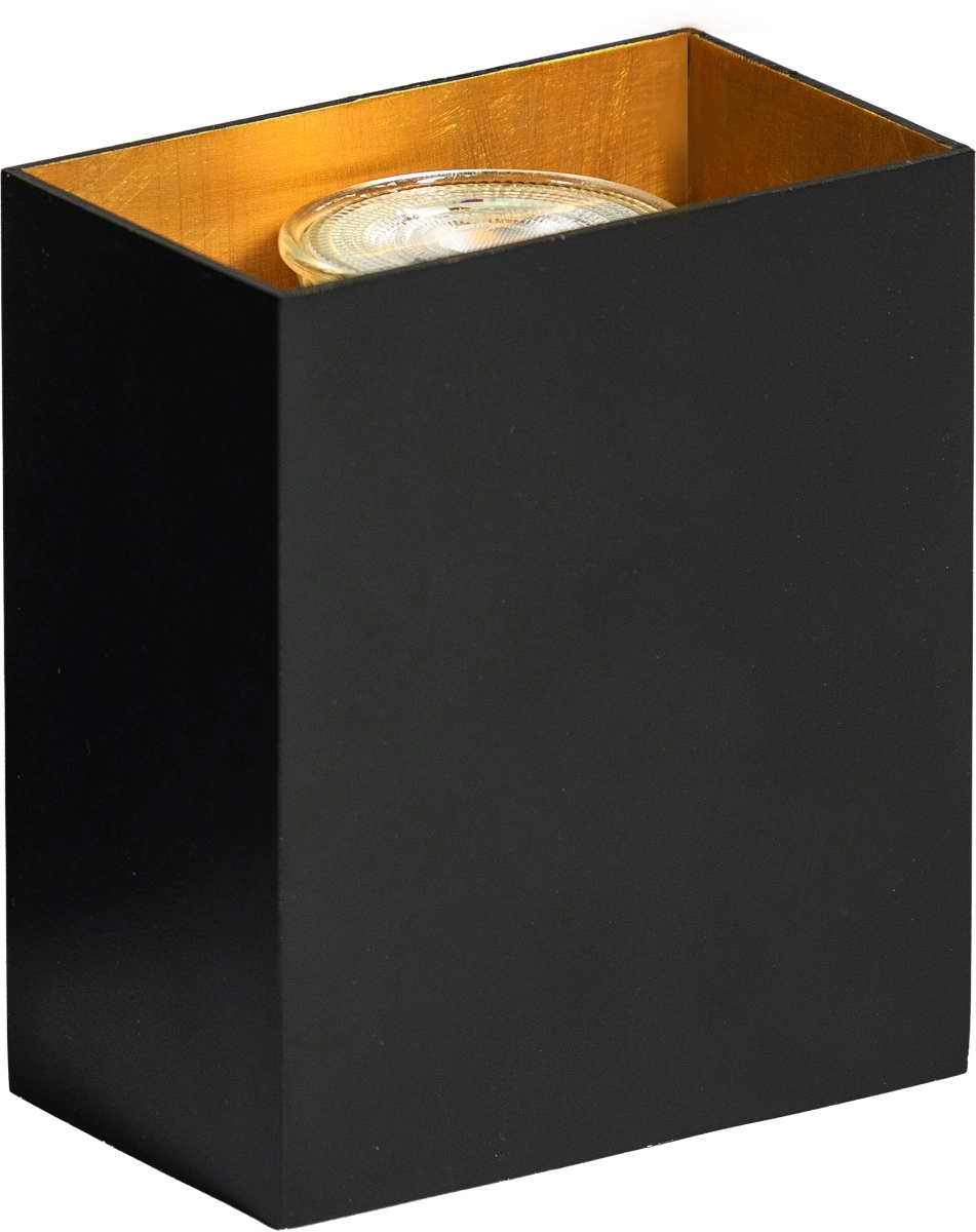 Tache murale vers le haut ou vers le bas Minke 1x GU10 - noir/or