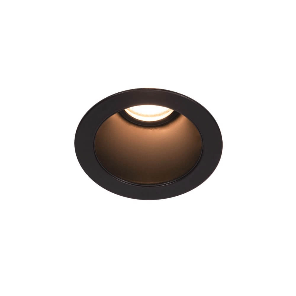 Spot LED encastrable Horn noir - approfondi - 3000K Spot LED encastrable Horn noir - approfondi - 3000K