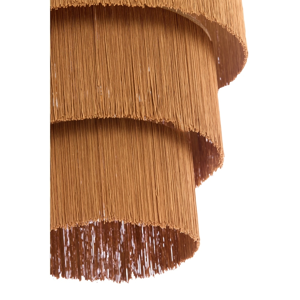 Lampe pendante à corde Malaika Ø 45cm - brun Light & Living 8717807810481