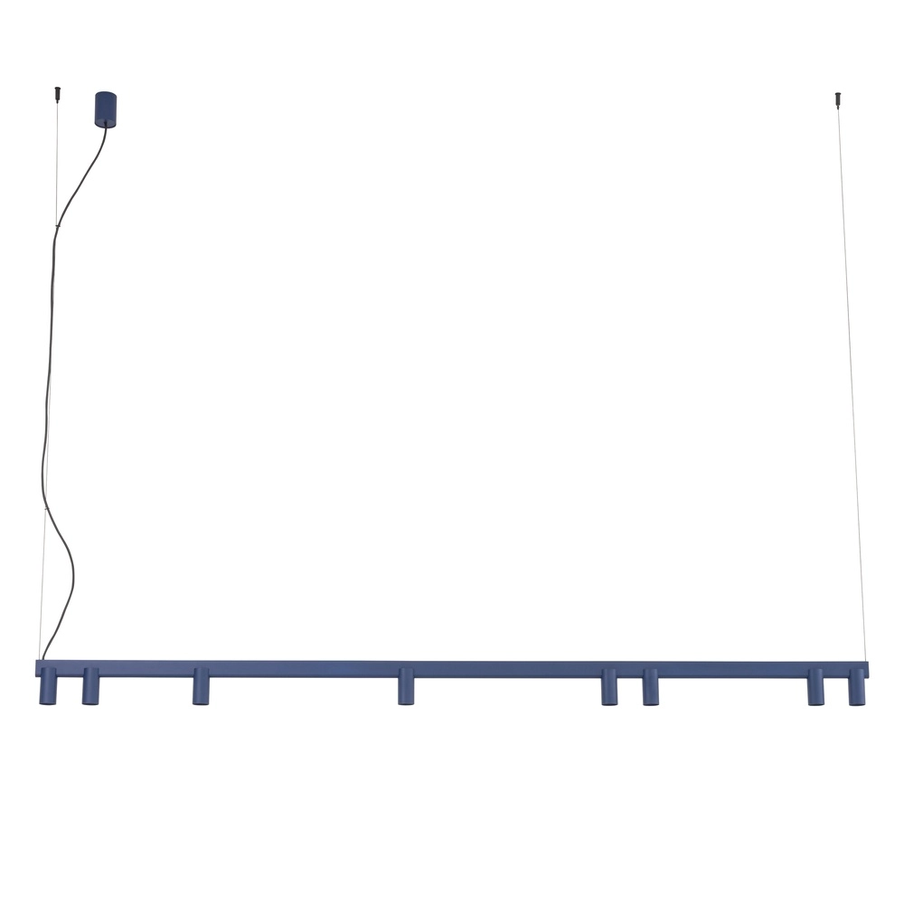 Lampe pendante de conception Fourty Bleu marine 8 clairs Lyora 5903139122900