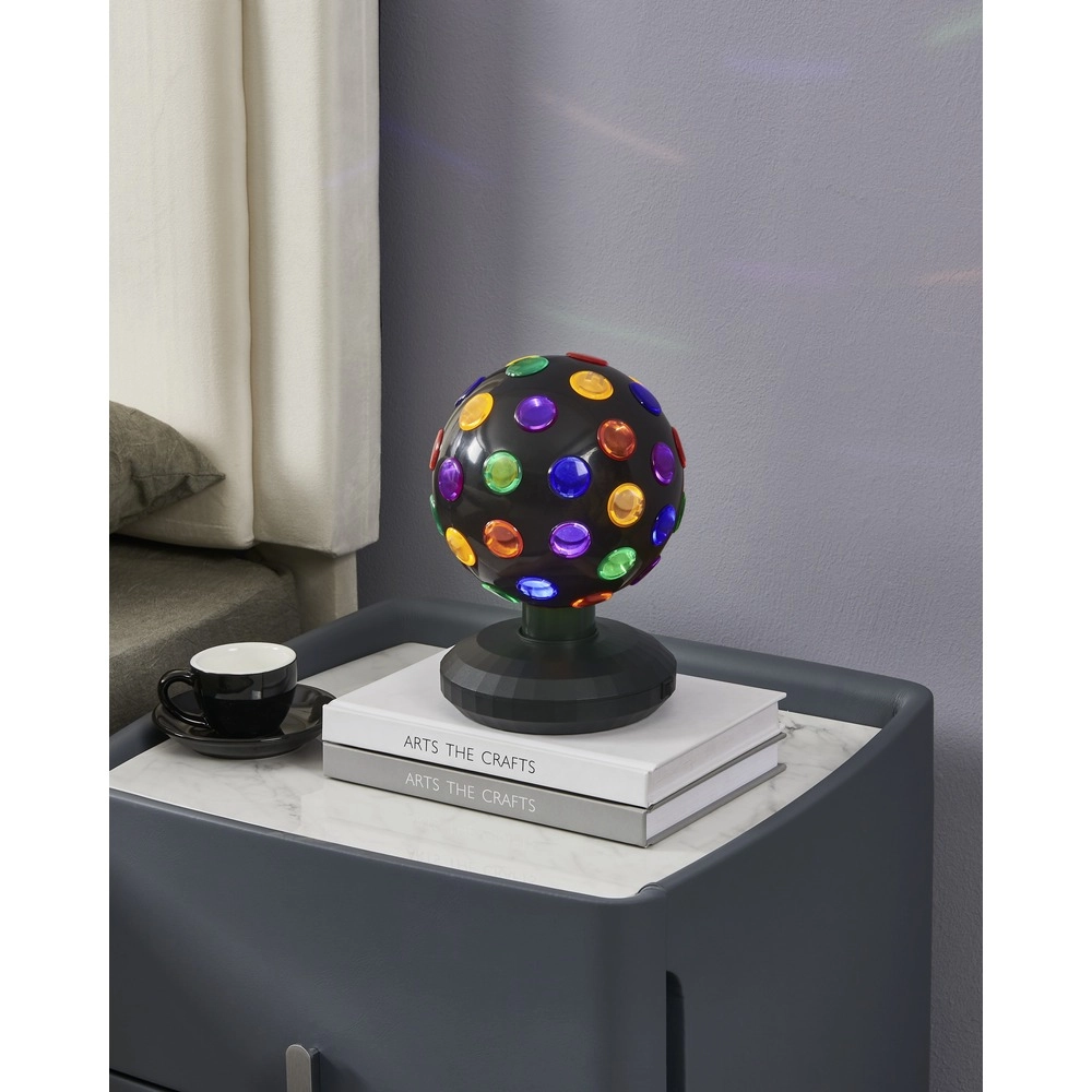 Lampe de table Disco Noir boule Eglo 9002759743055