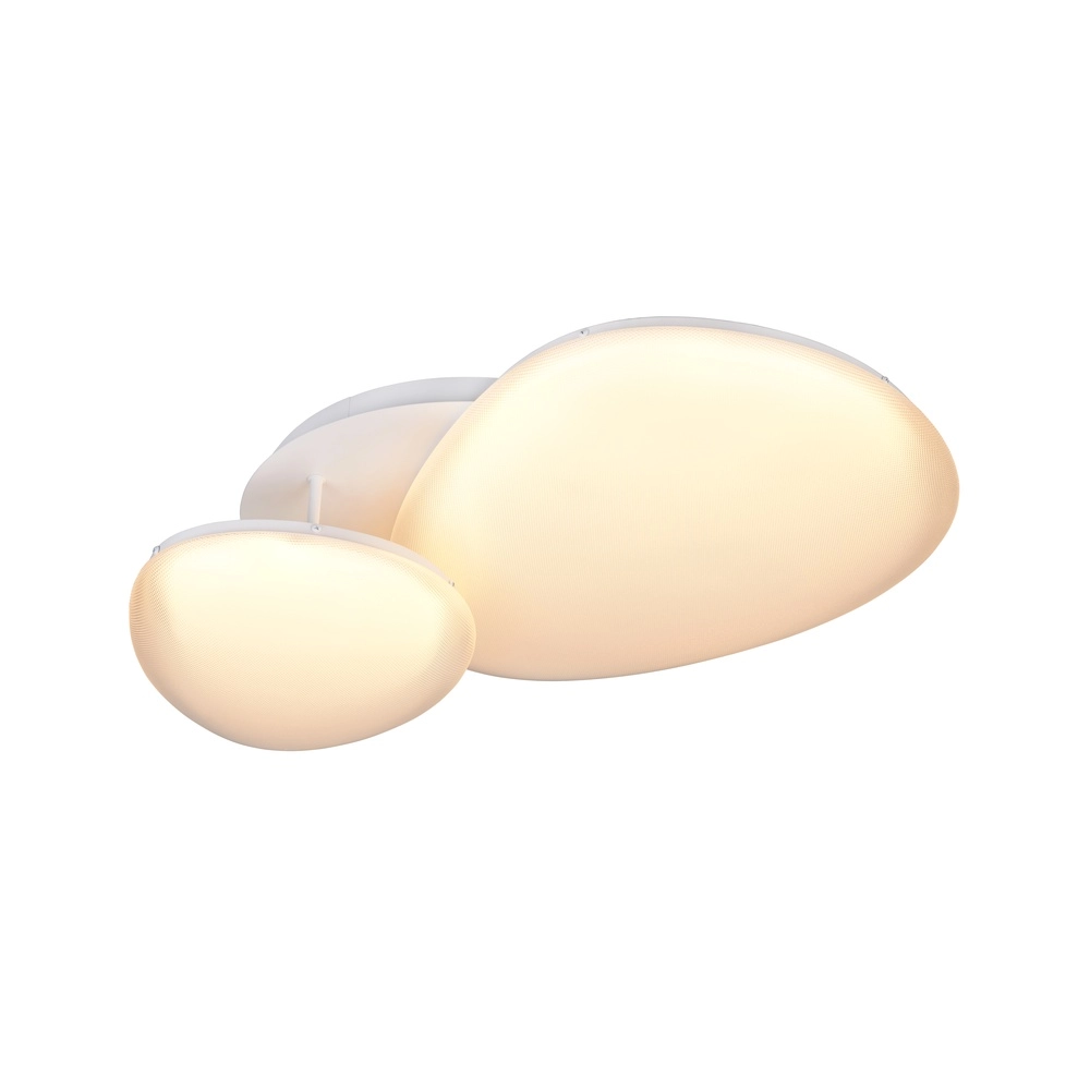 Lampe de plafond Ozera Double blanc