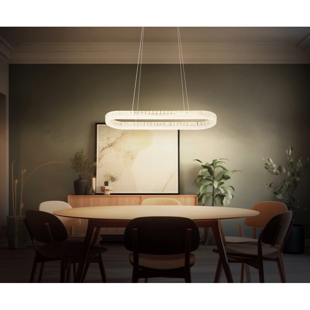 Lampe suspendue Laurel Chrome ovale Globo 9007371572779