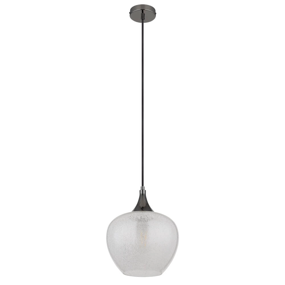 Suspension anthracite Maxy avec verre blanc Ø 24cm Globo 9007371450176