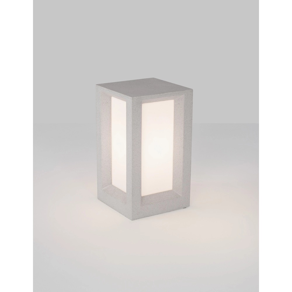 Lampe de jardin carrée Castro blanc Lyora 5212017426918