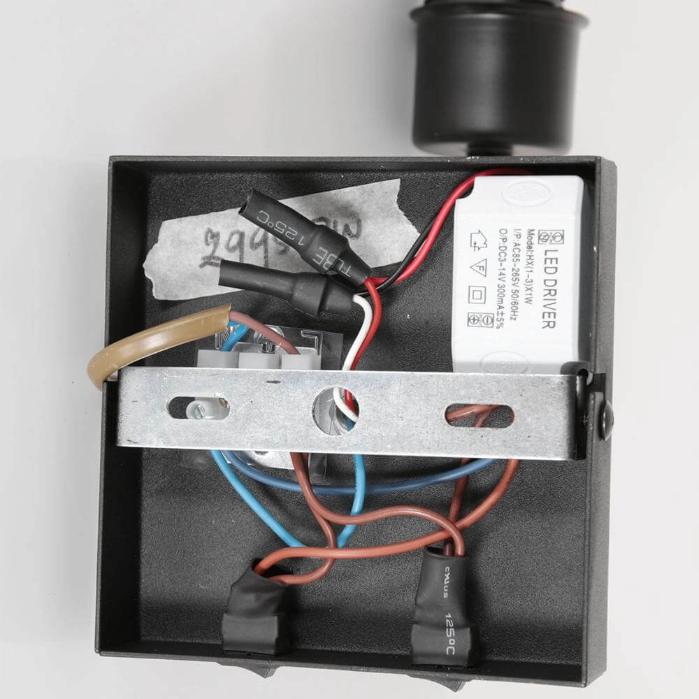 Applique murale Stang noir avec bambou Steinhauer 8712746172003