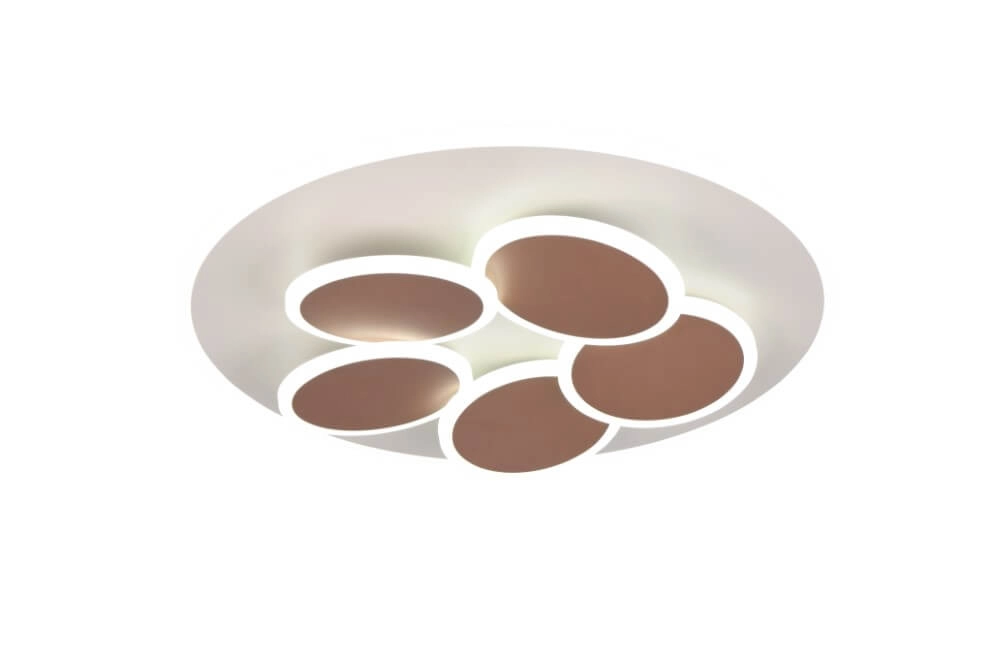 Plafonnier moderne Mandala cuivre rouge Ø 48cm Trio 4017807614084