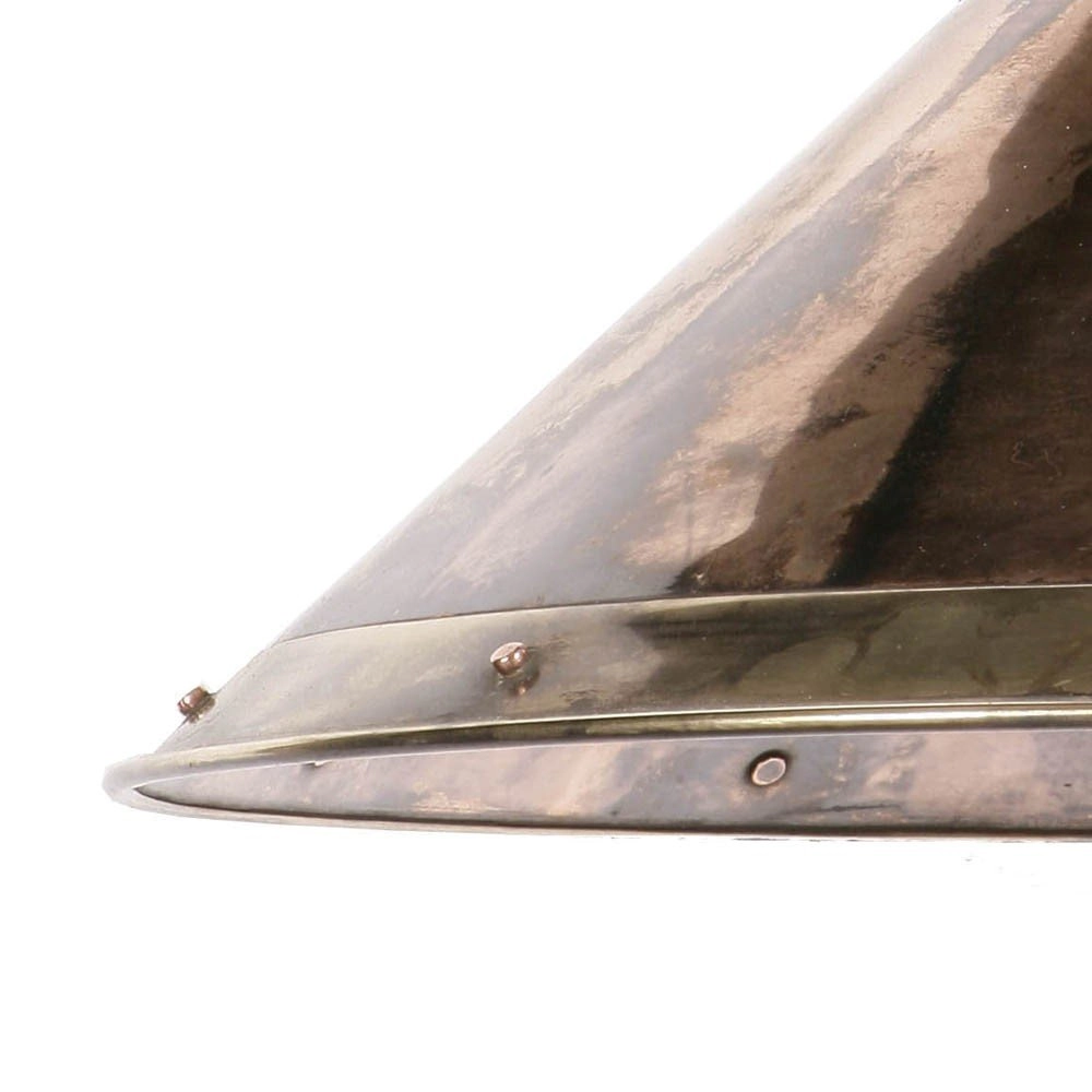 Lampe suspendue rurale Deck cuivre antique (ant) Limehouse
