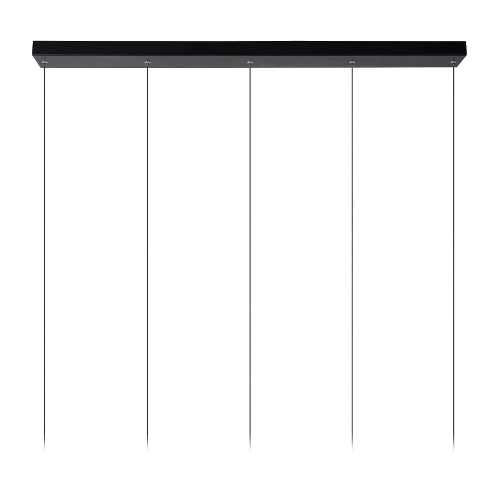 Lampe pendante à 5 lumières Tubule Noir Lucide 5411212241870