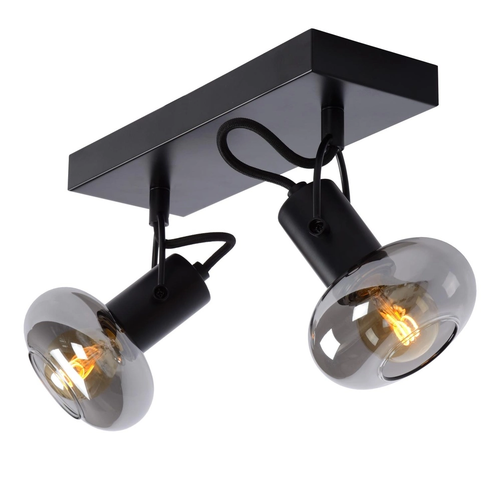Lampe de plafond Madee 2-noir clair Lucide 5411212176783