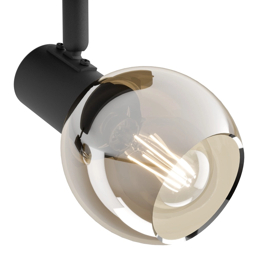 Lampe de plafond Castellazo Noir à 4 lumières Eglo 9008606392117