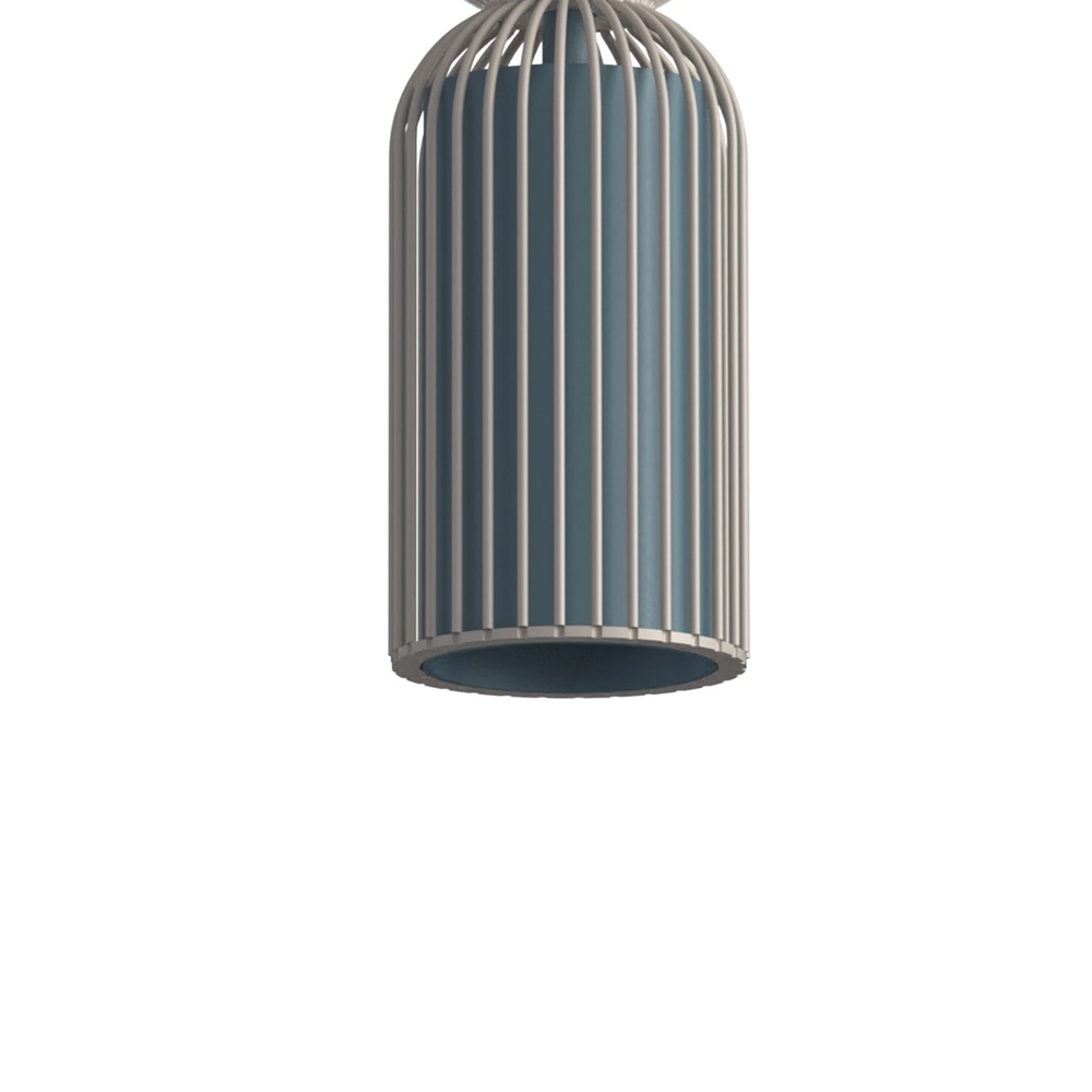 Lampe suspendue Singles 40,5 cm gris umbra et brun sable Lyora 5903139122009