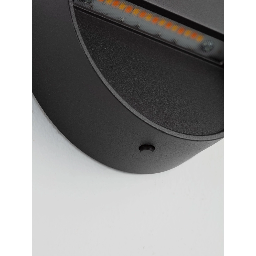 Lampe murale ronde Sete Noir Lyora 5212017497925