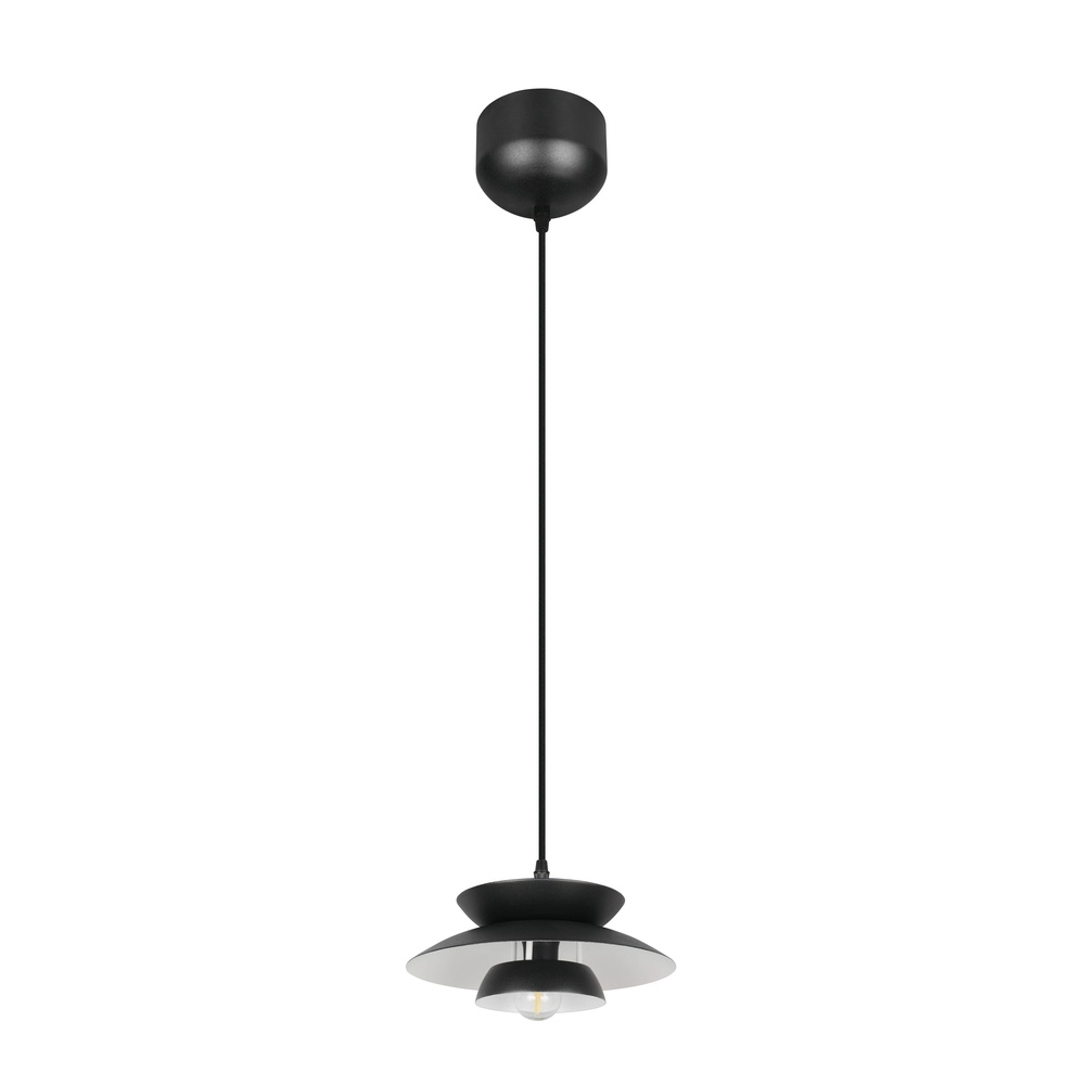 Conception de la lampe suspendue Amarila noir Ø 25cm Trio 4017807682762