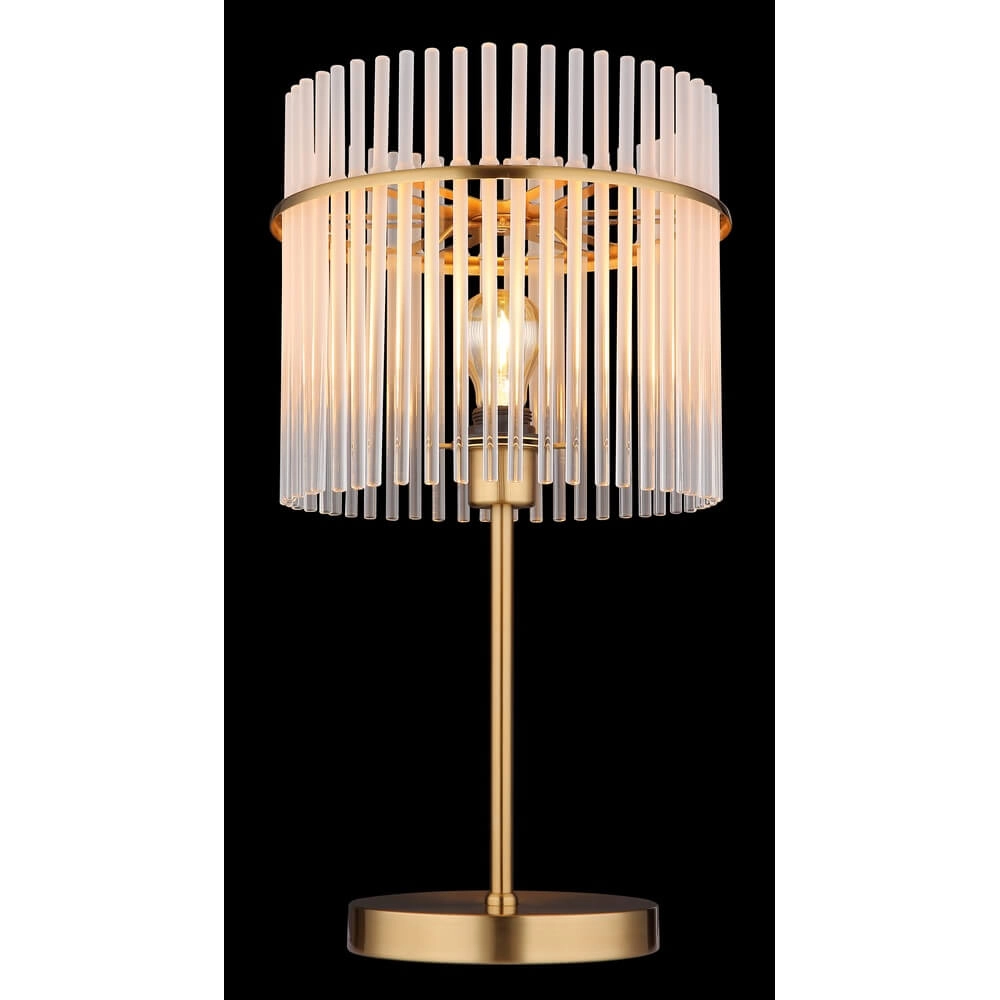 Lampe de table dorée Gorley avec verre Ø 30cm Globo 9007371475018