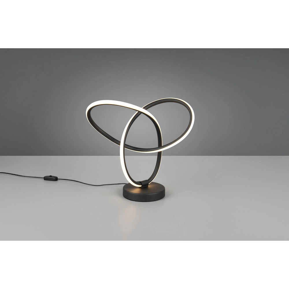 Lampe de table Lando Design noir Trio 4017807656527