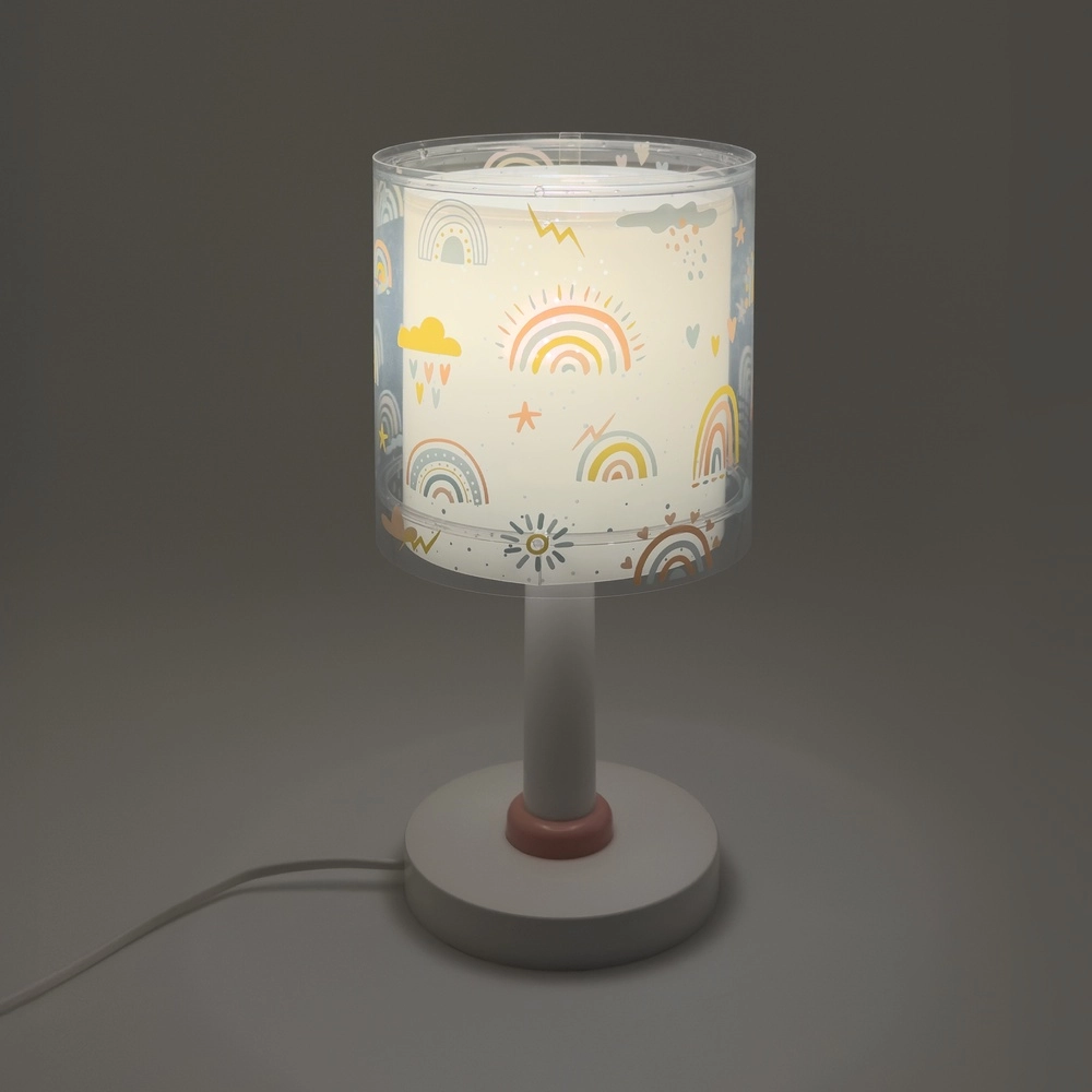 Lampe de table Rainbow rose pour chambre d’enfant Dalber 8420406411910