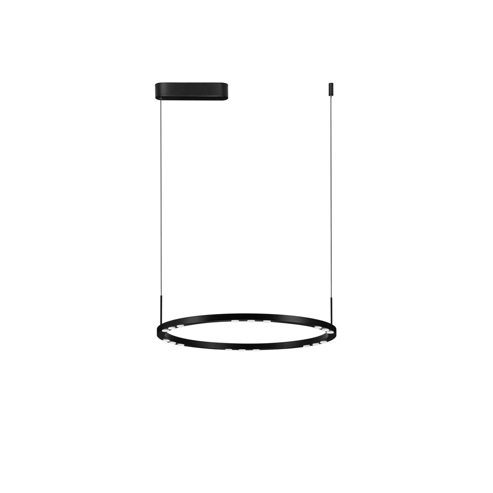 Suspension élégante Lunette noir Ø 660cm Lyora 5212017465191