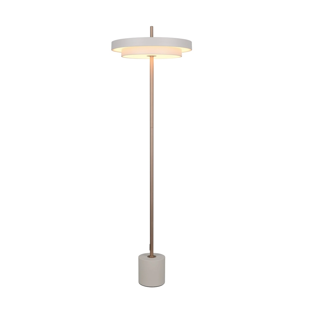 Lampadaire moderne Keaton blanc Trio 4017807655933