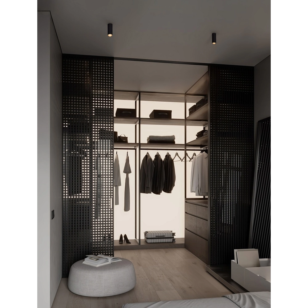 Spot de plafond Mor noir Lyora 5212017475633