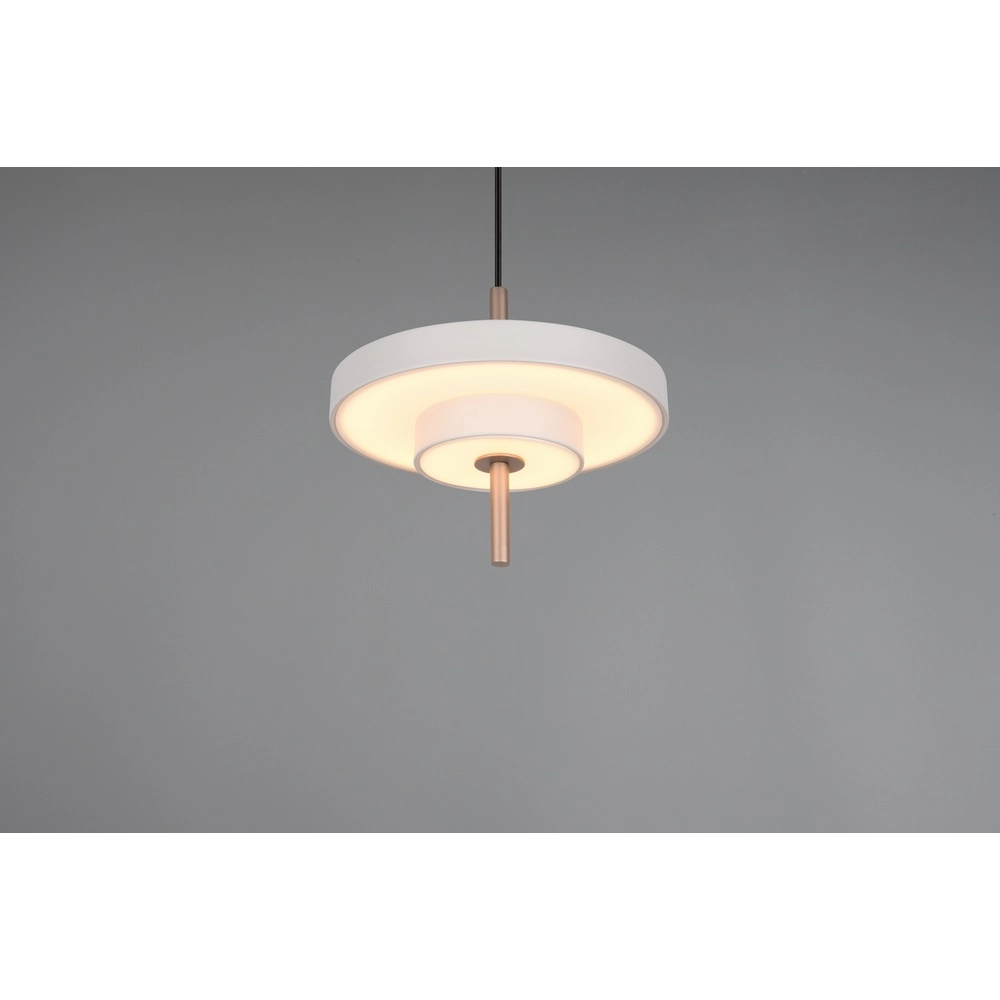 Suspension design Keaton blanc Ø 20cm Trio 4017807653328