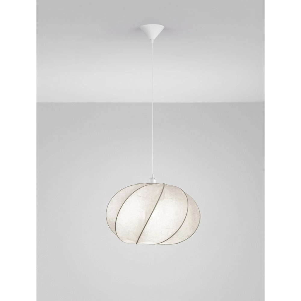 Suspension Bora blanc Ø 45cm Suspension Bora blanc Ø 45cm