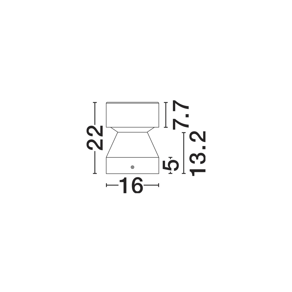Lampe de jardin Lua 22 cm Lyora 5212017469090