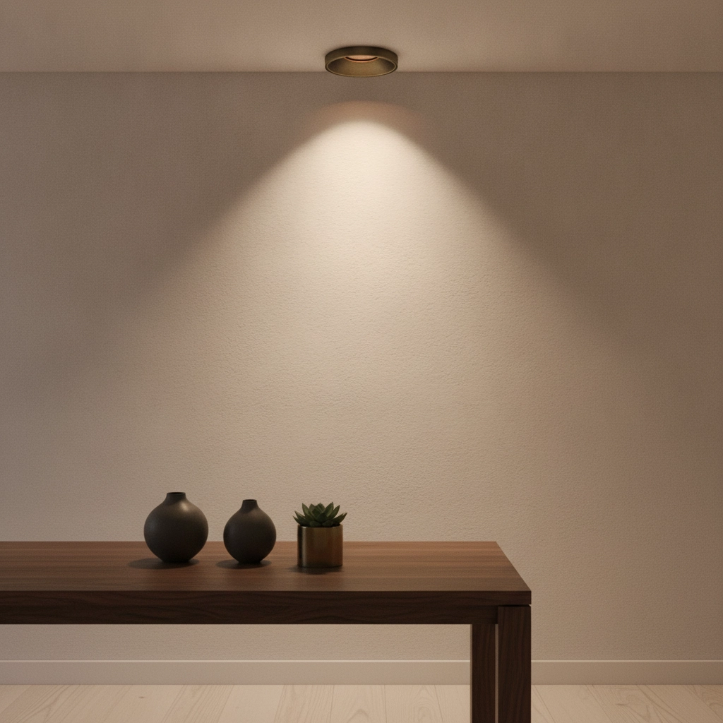 Spot encastrable rond Malmo bronze antique
