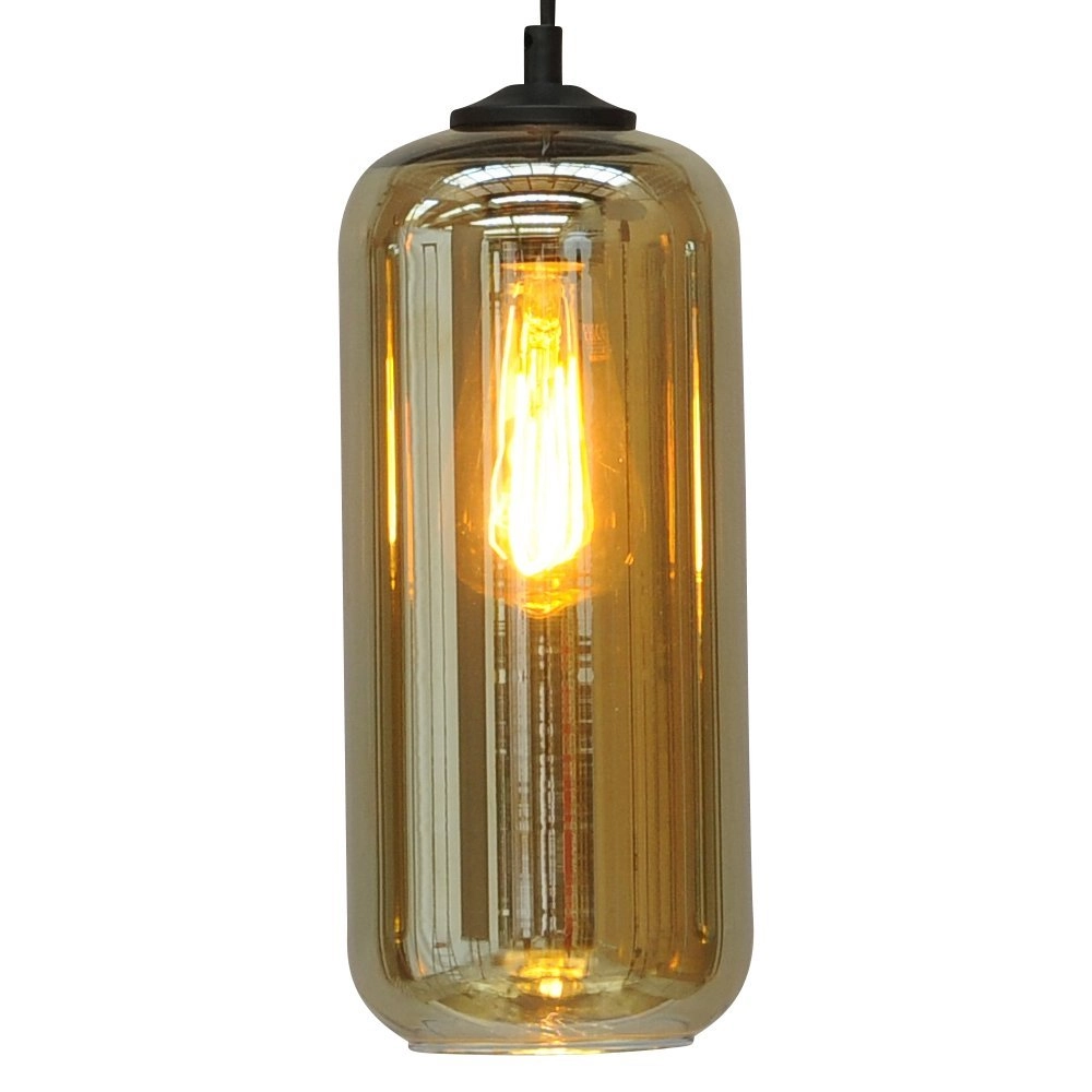 Lampe suspension en verre Quinto 3 Masterlight 8718121216492