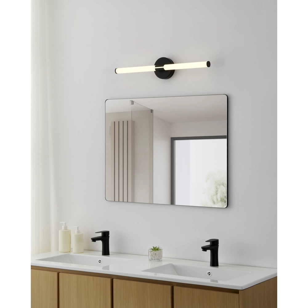 Lampe miroir Ramola noir 60cm Eglo 9008606356799