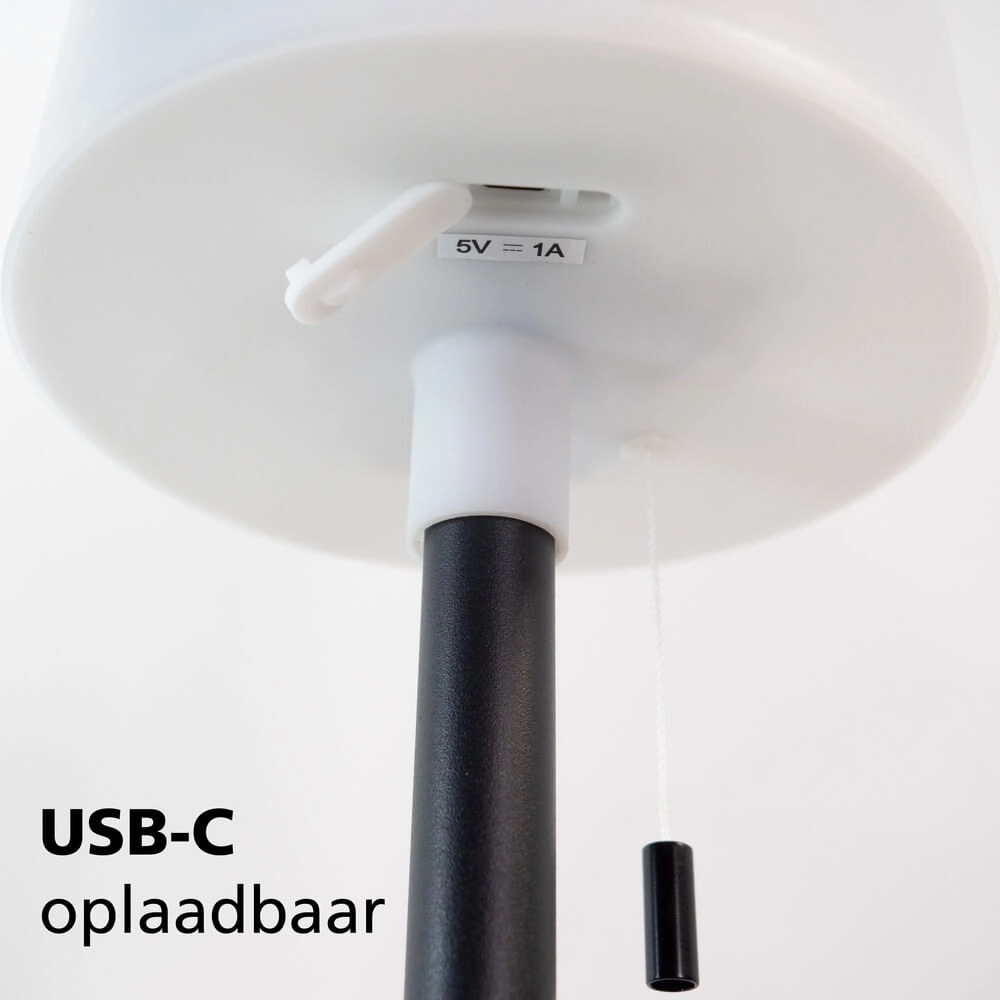 Lampe de terrasse design Montapalma noir et blanc Eglo 9002759758912